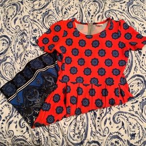 Lularoe pleated dress